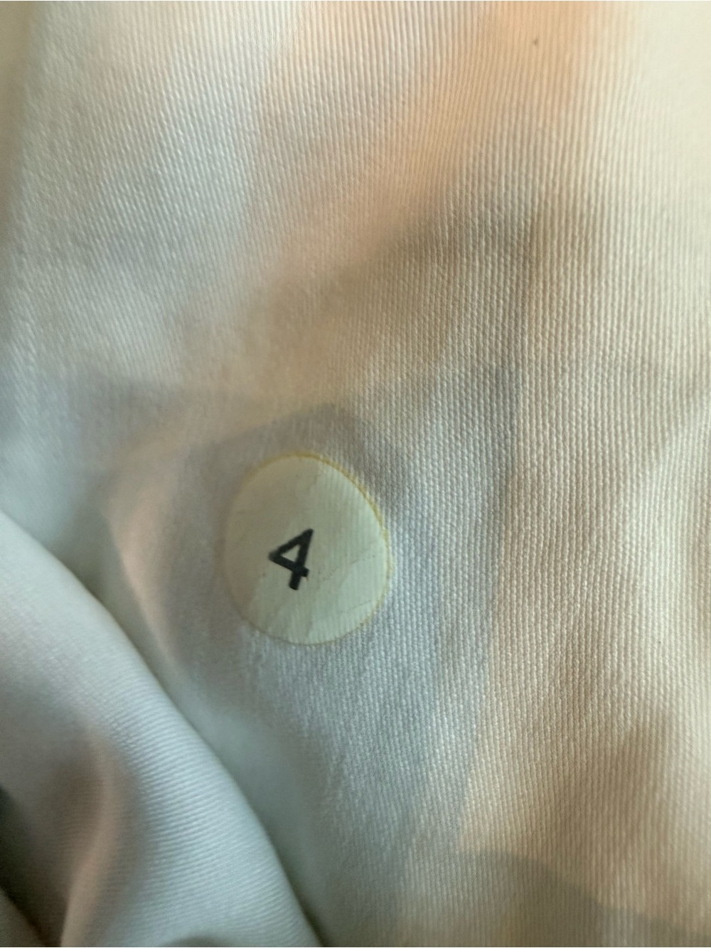 Lululemon Raja Jacket White Size 4 Reversible Ruched Full Zip - Picture 5 of 12